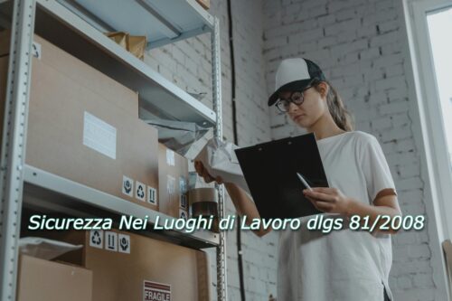 SICUREZZA NEI LUOGHI DI LAVORO